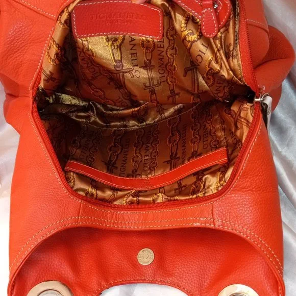 * Tignanello - LEATHER ORANGE PINK - Picture 6 of 16
